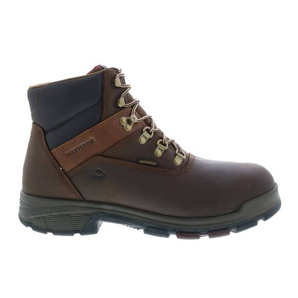 NEW WOLVERINE men\'s cabor epx waterproof work boot in dark coffee main image 4